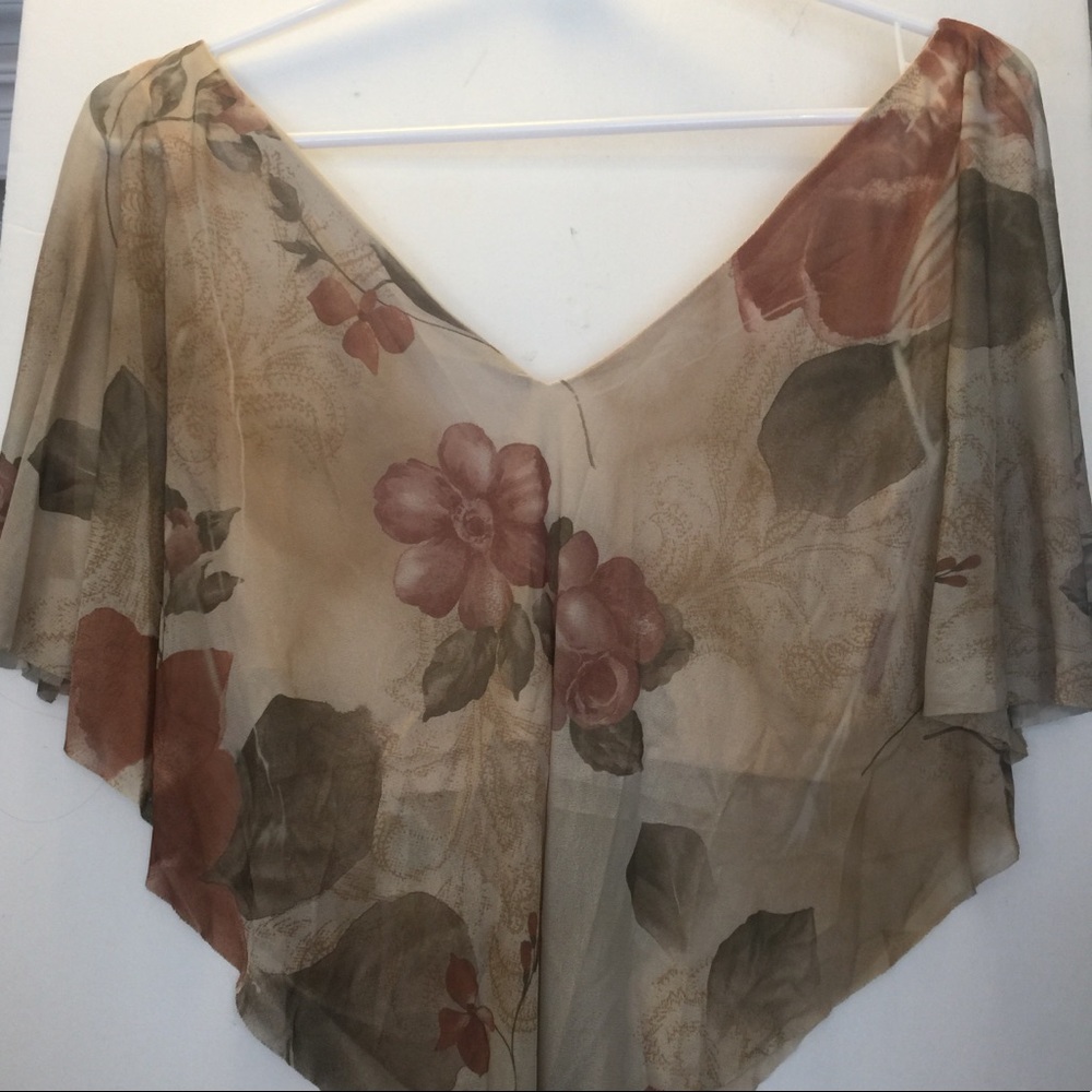 PRADA beige women’s crop top with rose print